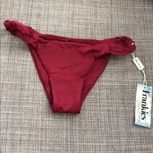 Frankie’s Bikinis Malibu Bottom Merlot